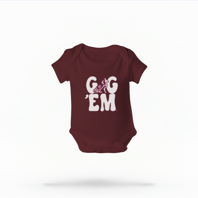 Gig 'Em Retro Reveille Infant Bodysuit
