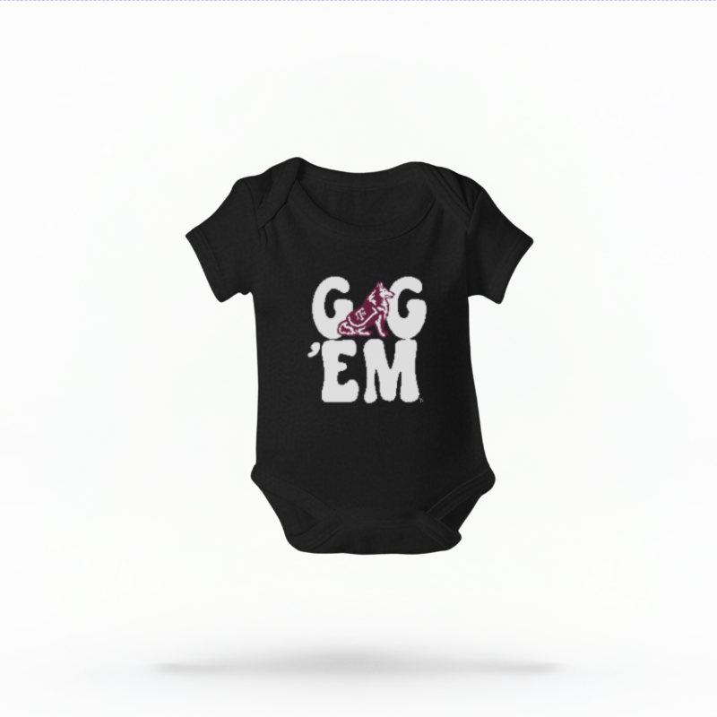 Gig 'Em Retro Reveille Infant Bodysuit