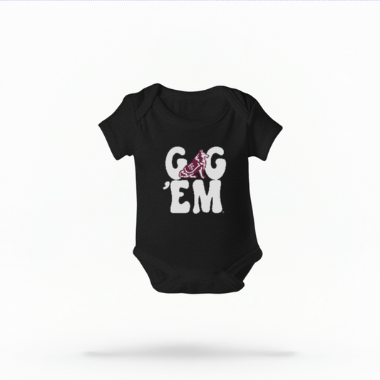 Gig 'Em Retro Reveille Infant Bodysuit