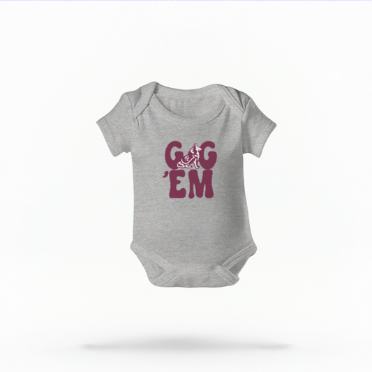 Gig 'Em Retro Reveille Infant Bodysuit
